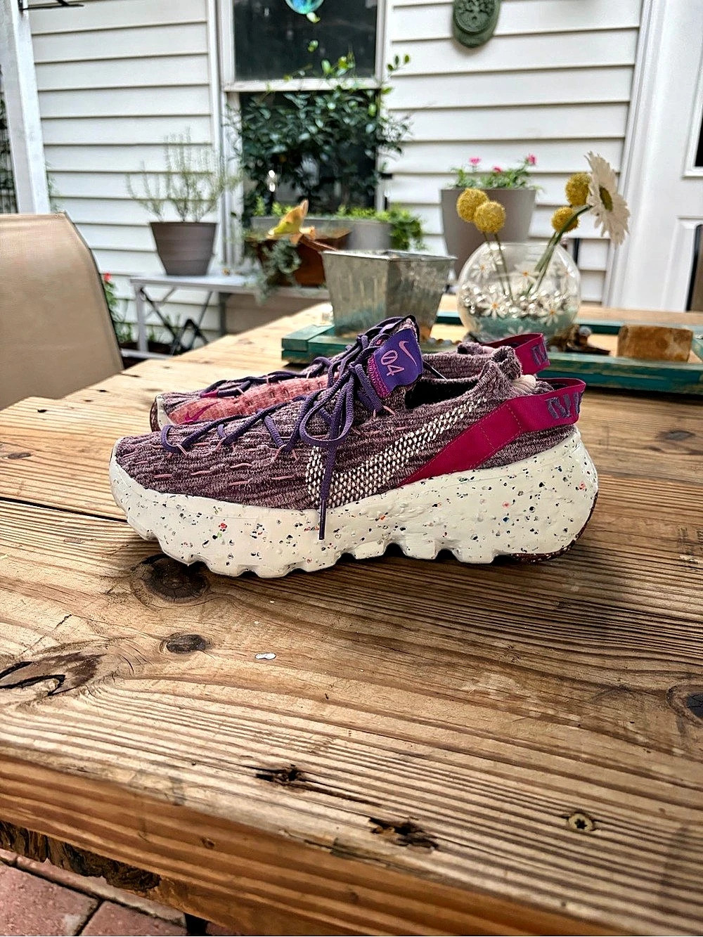 Nike Space Hippie 04 Women’s Size 8 Purple Pink Flyknit Crater Foam CD3476-500